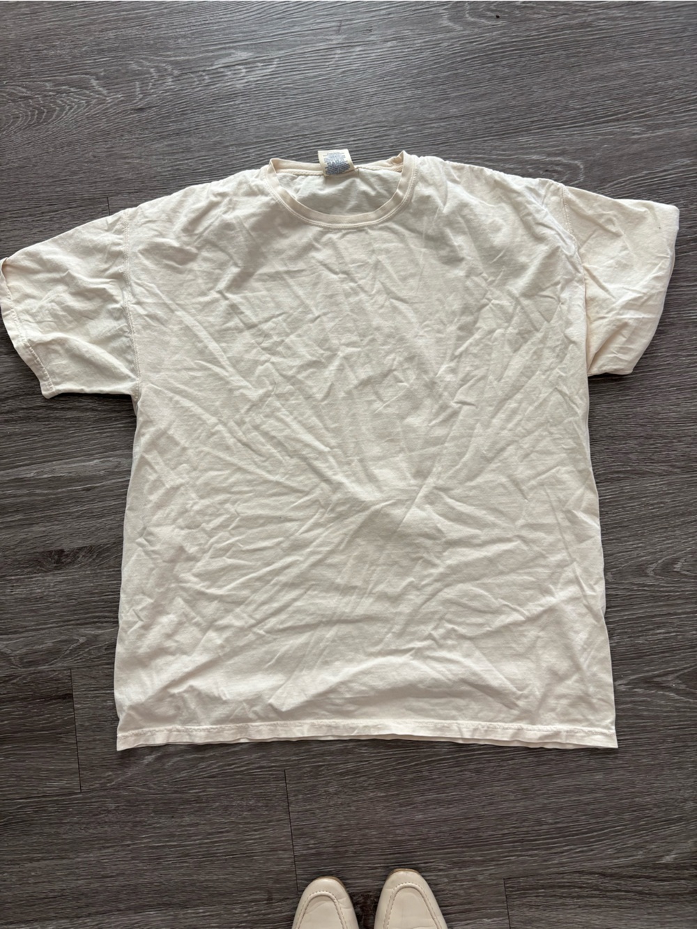 🇺🇸 USA grown cotton Men’s  Cream T-Shirt